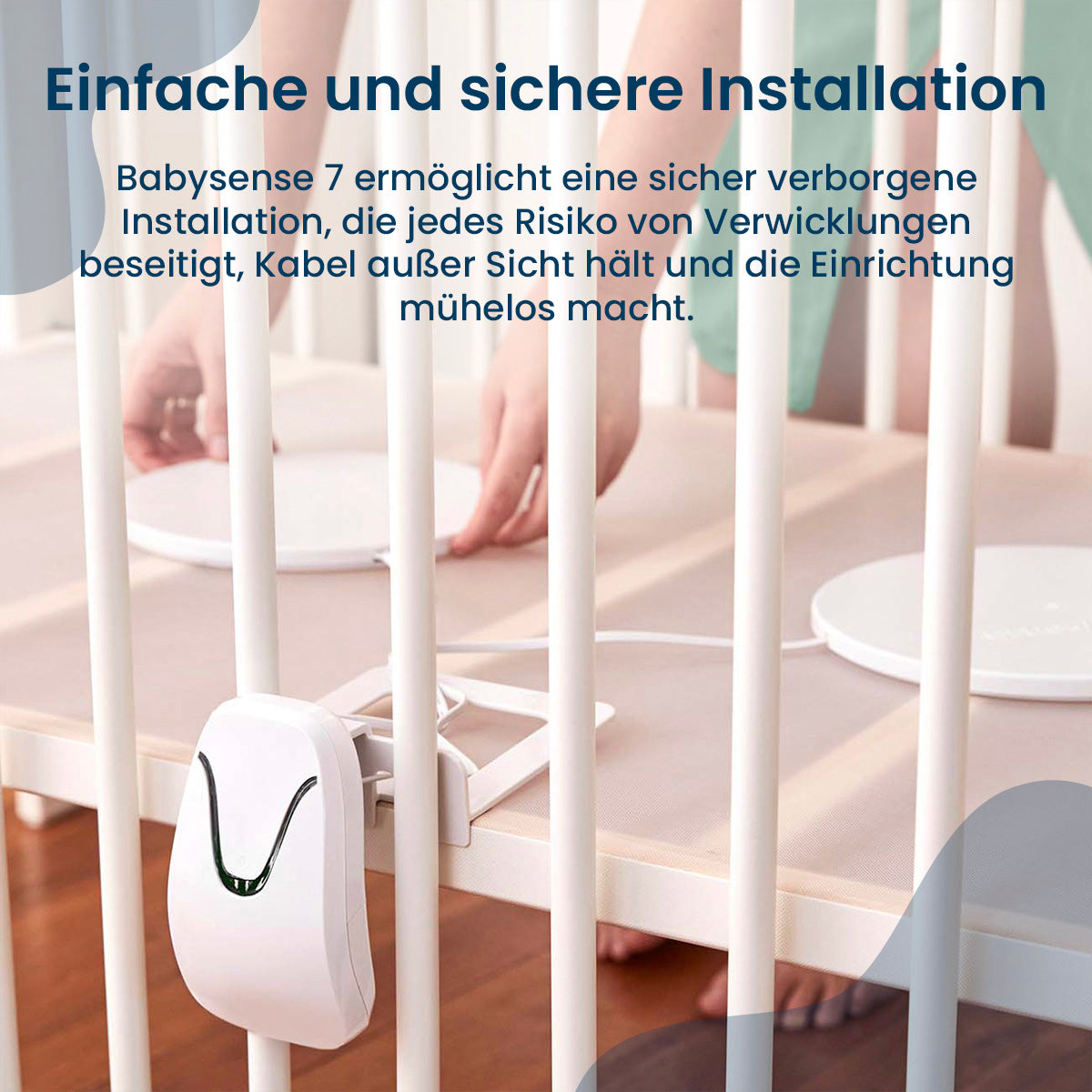 Babysense 7 – Baby Monitor with Real Time No Breathing & Irregularity Alerts for Safe Sleep
