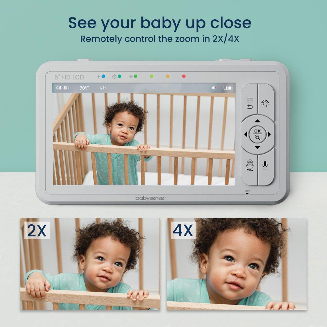 Babysense True Sleep: Video Baby Monitor with Real Time No Breathing & Irregularity Alerts